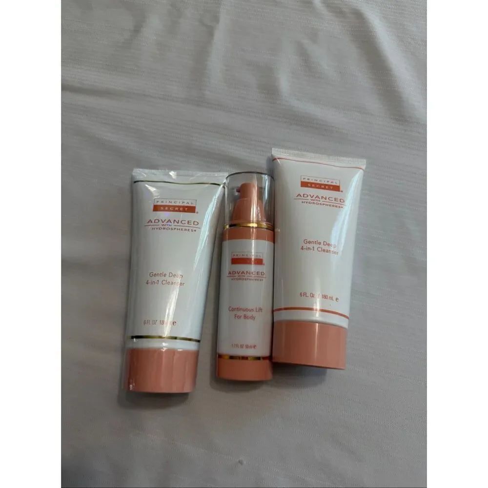 Principal Secret Advanced Cleanser 3 Piece Set Retired New